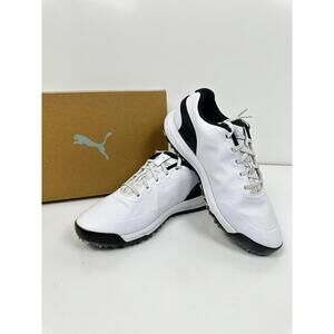 Puma Men's Alphacat Nitro Disc Puma White-Puma Black-Gum, Size 9.5